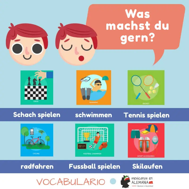 Vocabulario en alemán – los hobbies