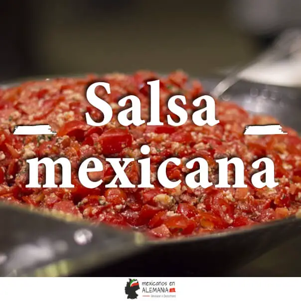 Receta Salsa Mexicana